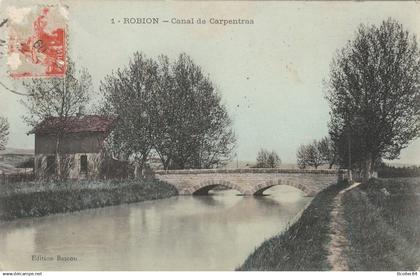 CPA-84-ROBION-Canal de Carpentras
