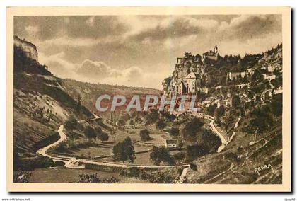 CPA Rocamadour Lot Vue d'ensemble