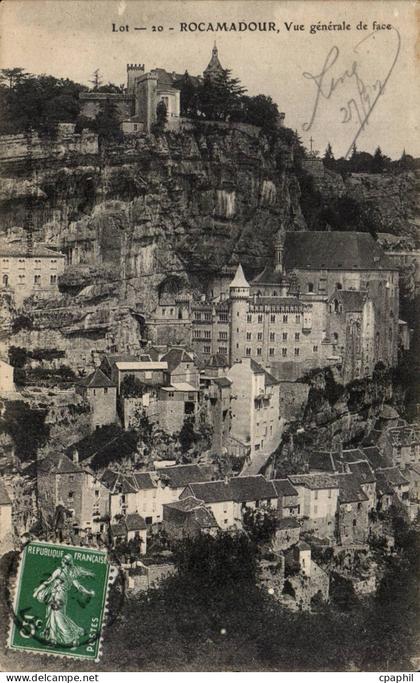 Rocamadour - Vue Generale - CPA