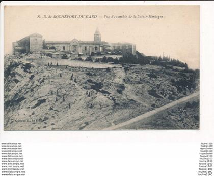 carte de notre dame de ROCHEFORT DU GARD ( sainte montagne )