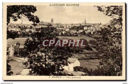 Rodez CPA Vue generale