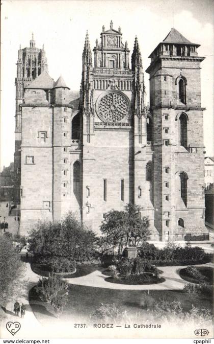 Rodez - La Cathedrale - CPA