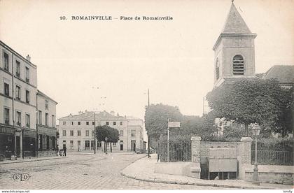 93 Romainville place de Romainville CPA
