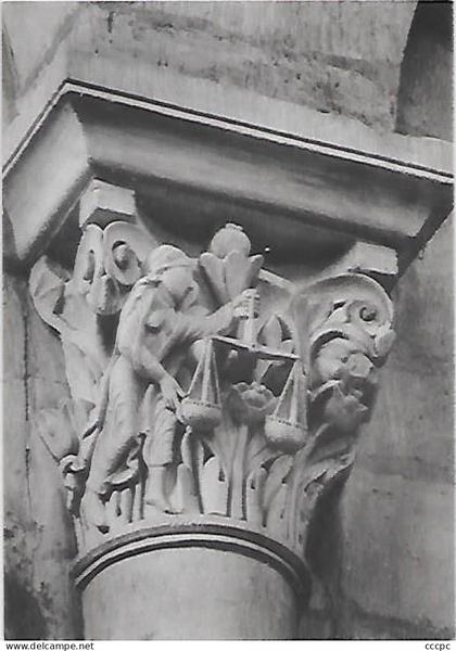 CPSM Romans-sur-Isère Collégiale de Saint-Bernard IXe XIIIe Siècle - Chapiteau