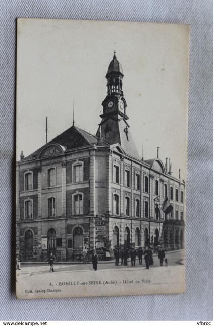 AC296/3, Romilly sur Seine, hôtel de ville, Aube 10