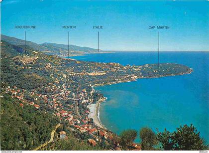 Carte Postale - 06 - Roquebrune - Cap martin - vue générale aérienne - CPM - Voir Scans Recto-Verso