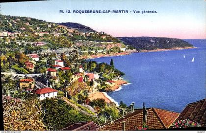 CPA Roquebrune Cap Martin Vue Generale