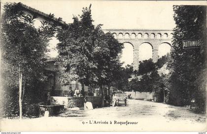 CPA L'Arrivee a Roquefavour