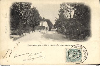 CPA Roquefavour L'Arrivee chez Arquier