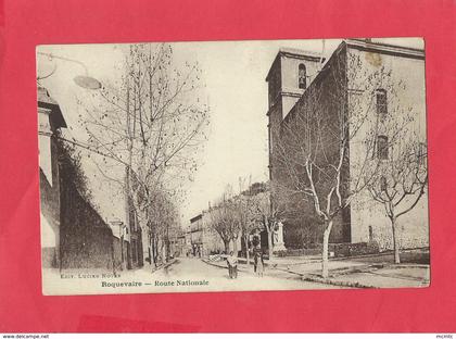 CPA  -  Roquevaire - Route Nationale