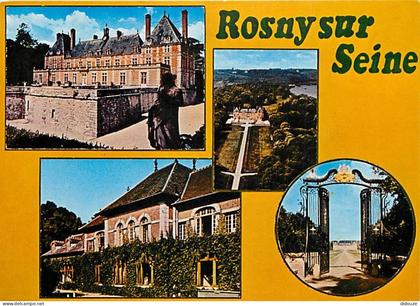 78 - Rosny sur Seine - Le Château - Multivues - CPM - Flamme Postale de Rosny sur Seine - Voir Scans Recto-Verso