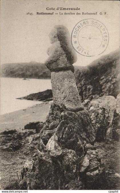 CPA Cote D'Emeraude Rotheneuf La Derniere Des Rotheneuf