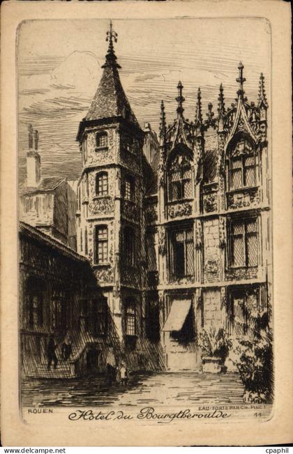 CPA Rouen Hotel du Bourgtheroulde