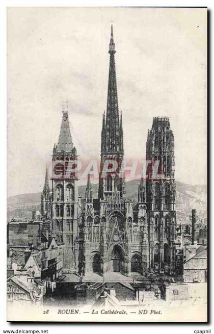 CPA Rouen La Cathedrale