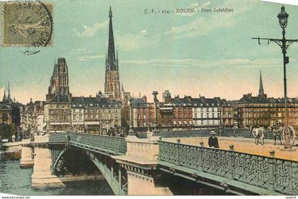 CPA Rouen Pont Boieldieu