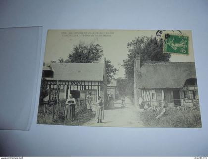 SAINT MARTIN AUX BUNEAUX VINCHIGNY Porte de Saint Martin Animée Carte Postale Postkaart