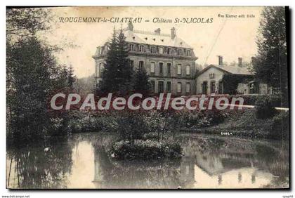 CPA Rougemont le Chateau Chateau St Nicolas