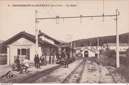 ROUGEMONT-le-CHATEAU -90- La gare (Train en Gare) - Animation - 10-09-24