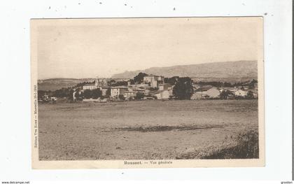 ROUSSET (13) VUE GENERALE PANORAMIQUE AVEC EGLISE 1940