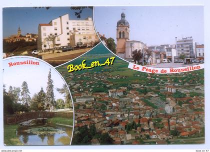 {88031} 38 Isère Roussillon et Le Péage de Roussillon , multivues ; divers aspects , vue générale