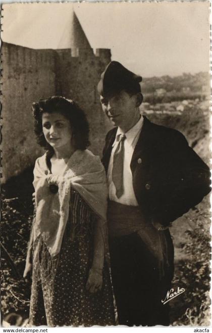 CPA ROUSSILLON Couple Catlan (144296)