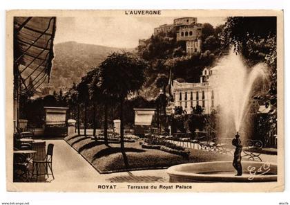 CPA ROYAT - Terrasse du ROYAT palace (198083)