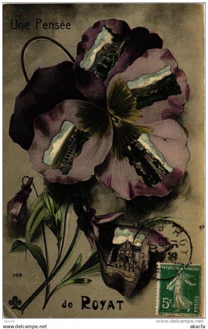 CPA ROYAT Une Pensée de ROYAT (721531)