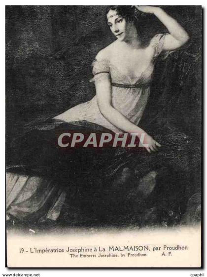 Rueil Malmaison - Napoleon L'Imperatrice Josephine par Proudhon - CPA