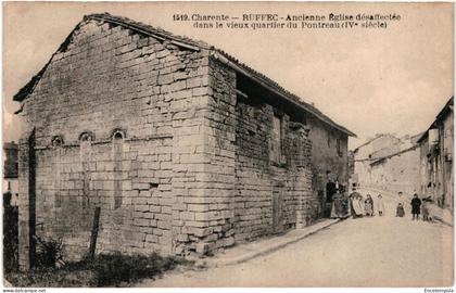 CPA  Carte Postale France  Ruffec Ancienne église désaffectée VM104734