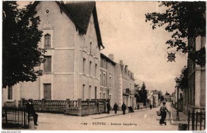 CPA  Carte Postale  France  Ruffec Avenue Gambetta   VM105484ok