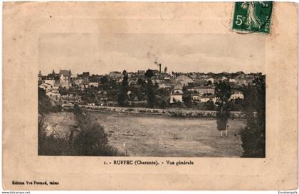 CPA  Carte Postale  France  Ruffec  Vue générale    VM105485