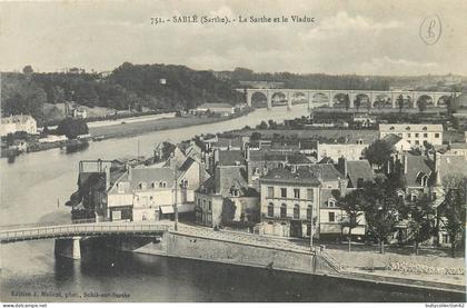 CPA Sable sur Sarthe 72/225