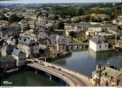CPSM Sable Sur Sarthe Vue Generale Aerienne