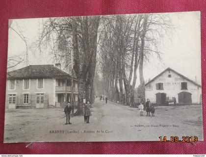CPA - Sabres - Avenue de la Gare