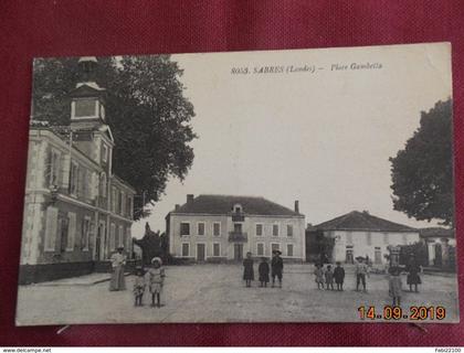 CPA - Sabres - Place Gambetta