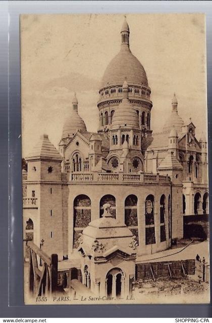 75 - Paris - Le Sacré-Coeur - Voyagé - Dos divisé