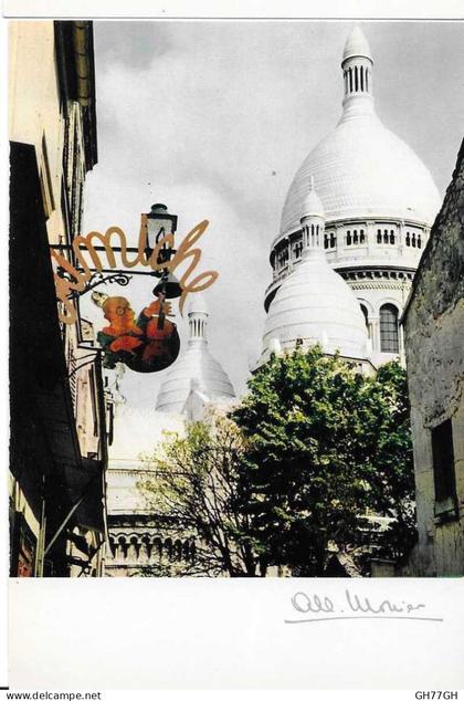 CP LE SACRE-COEUR A MONTMARTRE -par Albert Monier -non circulée