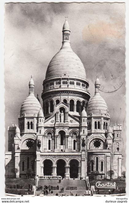 Sacré-Coeur (Edit. Chantal) photopostcard travelled 1967 b170228