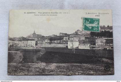 Saint Agrève, vue générale Sud Est, Ardèche 07