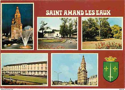 Carte Postale - 59 - Saint Amand les Eaux - Multivues - Automobiles - Blasons - CPM - Voir Scans Recto-Verso - Poscard -