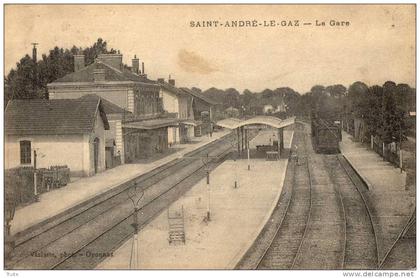 SAINT-ANDRE-LE-GAZ LA GARE TRAIN