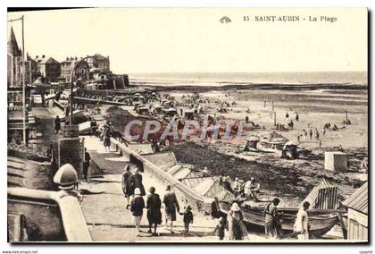 CPA Saint Aubin Coin de Plage