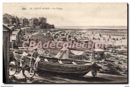 CPA Saint Aubin la plage