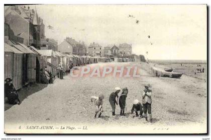 CPA Saint Aubin La Plage Enfants
