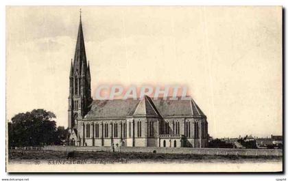 CPA Saint Aubin Sur Mer L'Eglise
