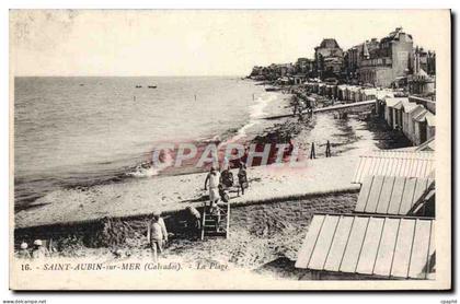 CPA Saint Aubin sur Mer La Plage