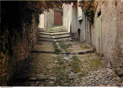 CPM Saint Benoit du Sault Indre Cite Medievale Vieille rue pavee
