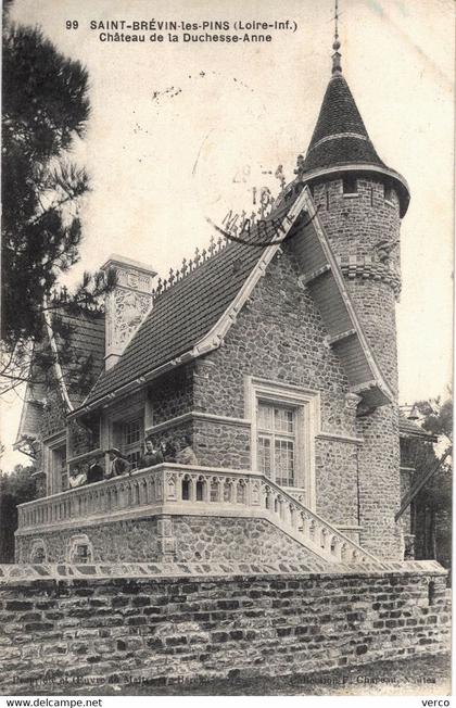 Carte POSTALE  Ancienne  de  SAINT - BREVIN les PINS - Château de la Duchesse Anne