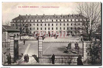 CPA Saint Brieuc Caserne Charner Militaria