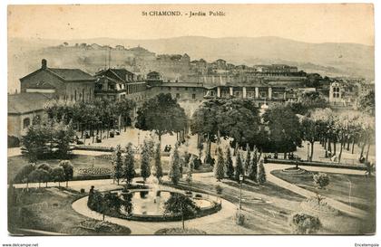 CPA - Carte postale - France - Saint Chamond - Jardin Public - 1912 (CP3304)